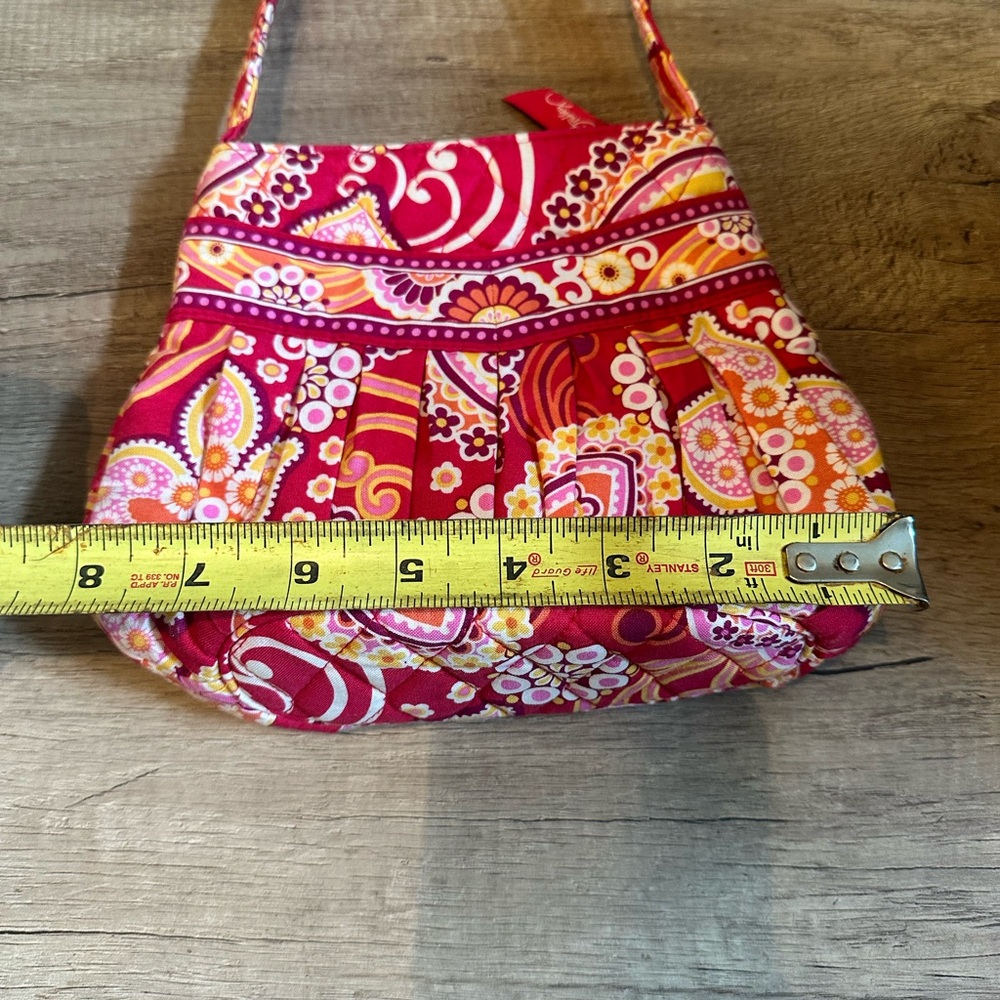 Vera Bradley Raspberry Fizz Paisley Small Mini Bag - Picture 4 of 6